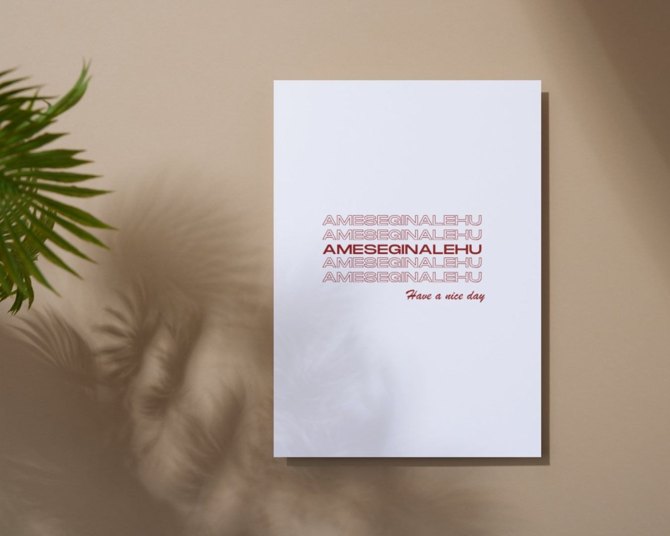 Thank You, Have a Nice Day