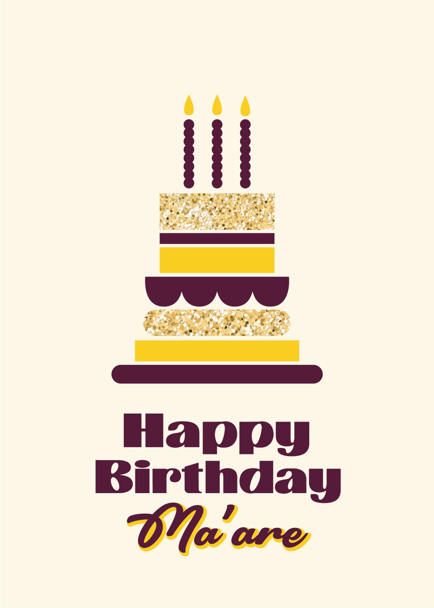 Happy Birthday Sister Card — view 2