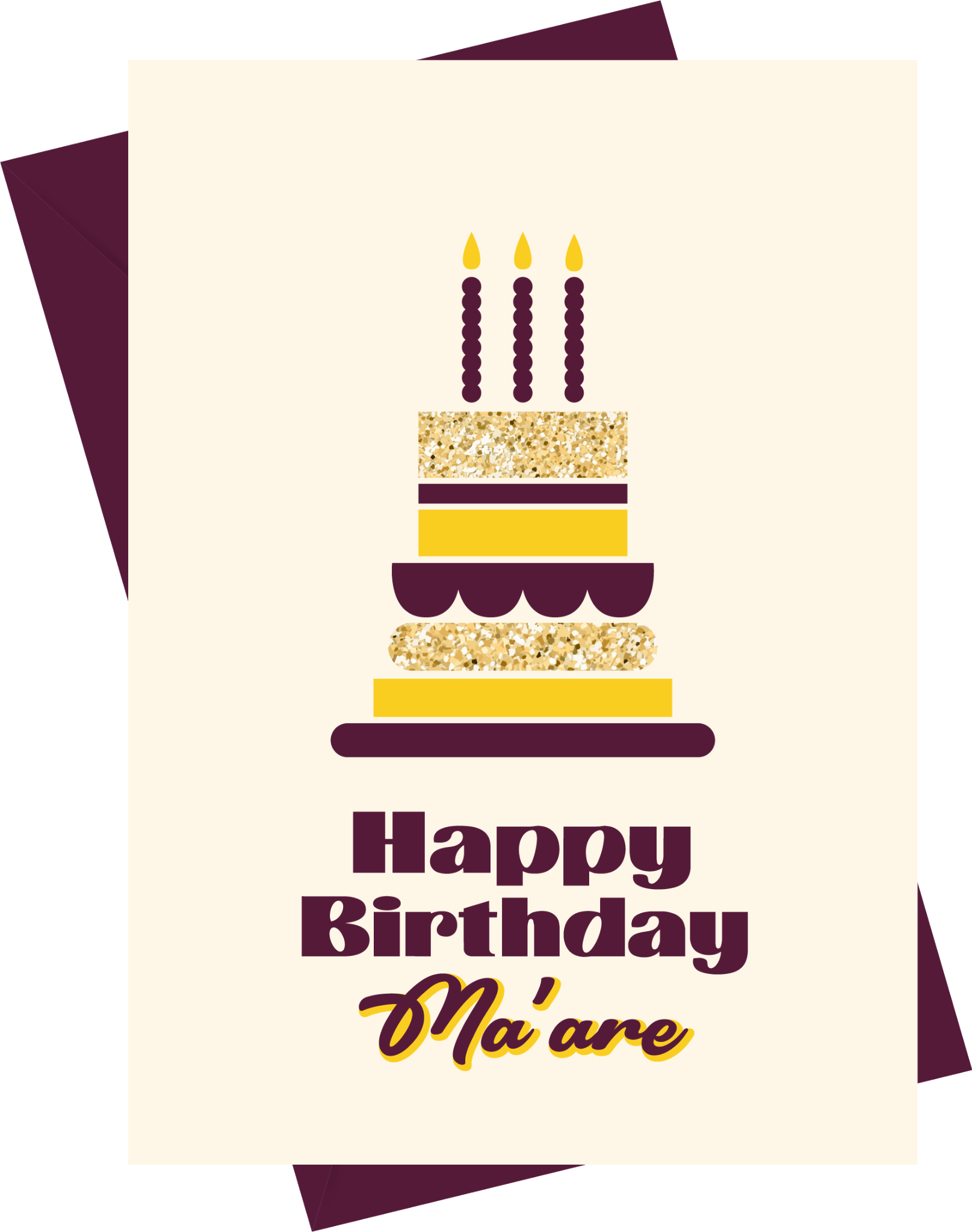 Happy Birthday Sister Card — view 1